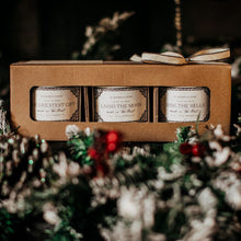 Load image into Gallery viewer, Merry Christmas Gift Candle (Set of 3)