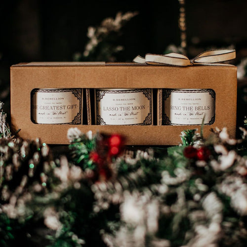 Merry Christmas Gift Candle (Set of 3)