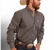 Load image into Gallery viewer, ARIAT Mens Fitted Shirt Black Oscar