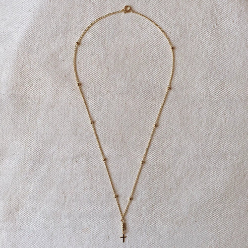 *AUTHENTIC* Gold Rosary Necklace