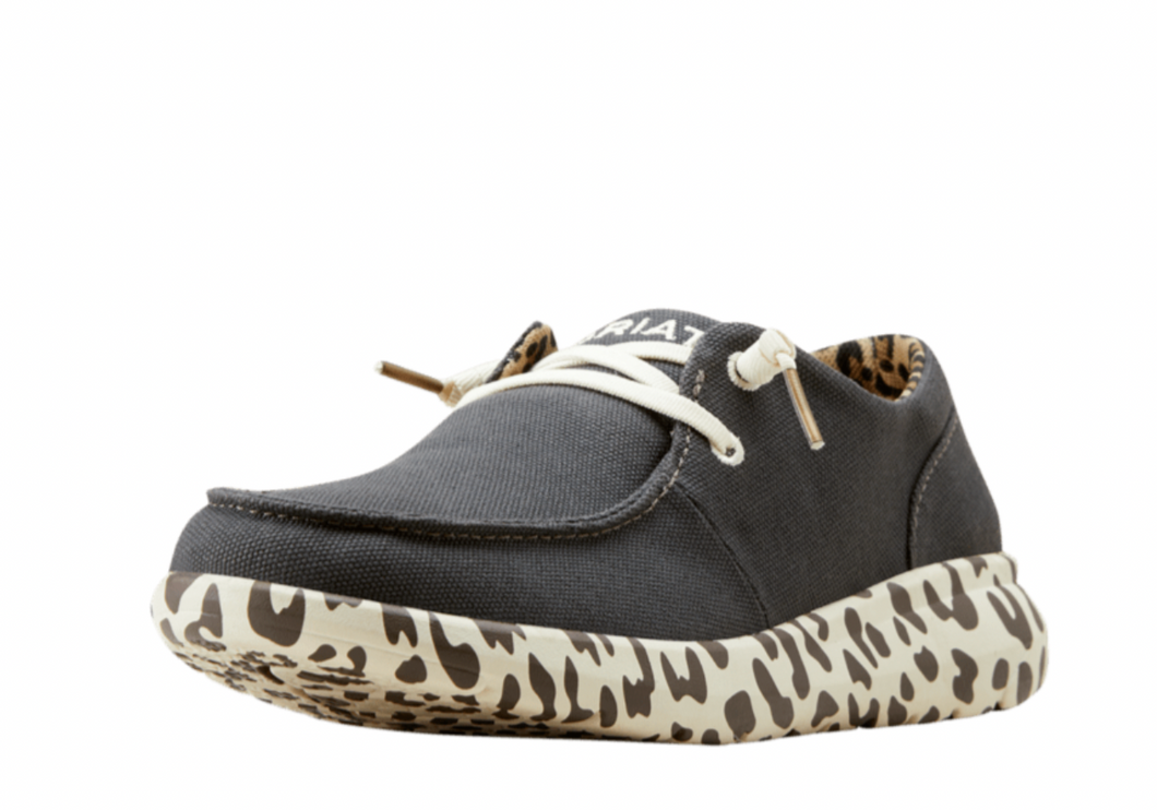 SALE ARIAT Womens Hilo Charcoal & Cheetah