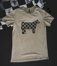 Load image into Gallery viewer, Tee - Checkered Steer