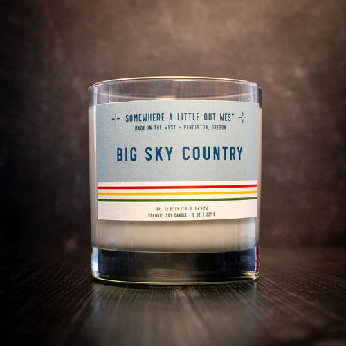 R. Rebellion Big Sky Country Candle 8 oz.