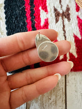 Load image into Gallery viewer, Handcrafted White Buffalo &amp; Sterling Silver Post Earrings