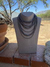 Load image into Gallery viewer, 3mm Sterling Silver Navajo Pearl Style Beaded Necklace