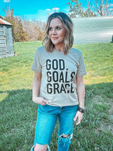 Load image into Gallery viewer, SALE Tee - God, Grace, Goals