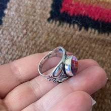 Load image into Gallery viewer, Beautiful Navajo Sterling Silver Pink Dream Ring