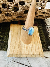 Load image into Gallery viewer, Navajo Golden Hills Turquoise &amp; Sterling Silver Ring Size 6.25