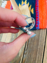 Load image into Gallery viewer, Handmade Sterling Silver, Turquoise &amp; Opal Adjustable Ring