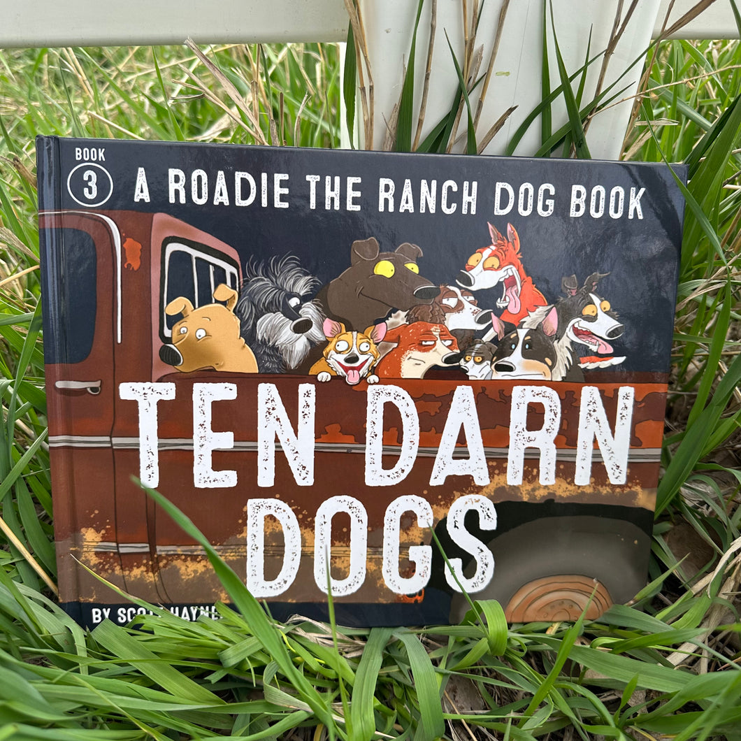 Book Roadie The Ranch Dog #3 Ten Darn Dogs