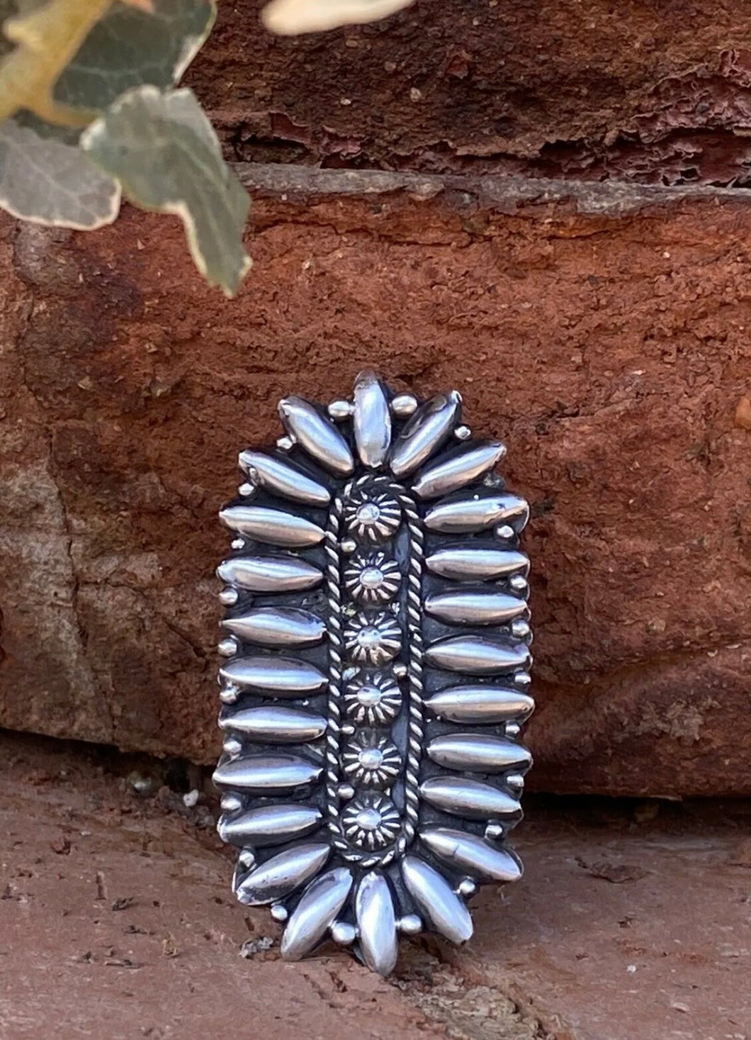 Patrick Yazzie Navajo Sterling Silver Hand Stamped Ring