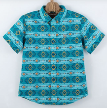Load image into Gallery viewer, ARIAT Boys Konner Junior Classic Shirt (Enamel Blue)