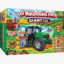 Load image into Gallery viewer, Old Macdonald&#39;s Farm - 36 Piece Shaped Floor Jigsaw Puzzle