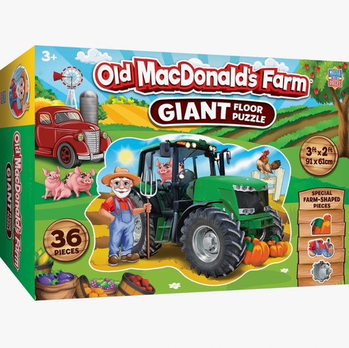 Old Macdonald's Farm - 36 Piece Shaped Floor Jigsaw Puzzle