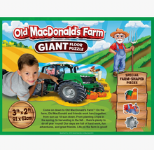 Load image into Gallery viewer, Old Macdonald&#39;s Farm - 36 Piece Shaped Floor Jigsaw Puzzle