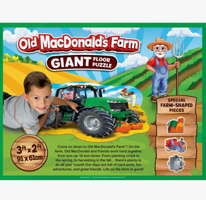 Old Macdonald's Farm - 36 Piece Shaped Floor Jigsaw Puzzle