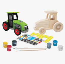 Load image into Gallery viewer, Farm Tractor - Wood Paint Kit