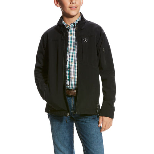 ARIAT Boys Vernon 2.0 Black Softshell Jacket