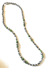 Load image into Gallery viewer, Vintage Navajo Handmade Sterling Silver &amp; Turquoise Beaded Necklace