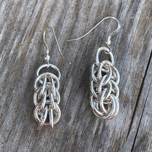 Load image into Gallery viewer, Navajo Sterling Silver Chain Link Dangle Earrings