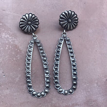 Load image into Gallery viewer, *AUTHENTIC* Navajo Eugene Charley Sterling Silver Concho Dangles