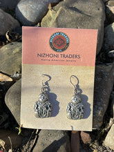 Load image into Gallery viewer, Navajo Sterling Silver Maiden  Dangle Earrings Signed