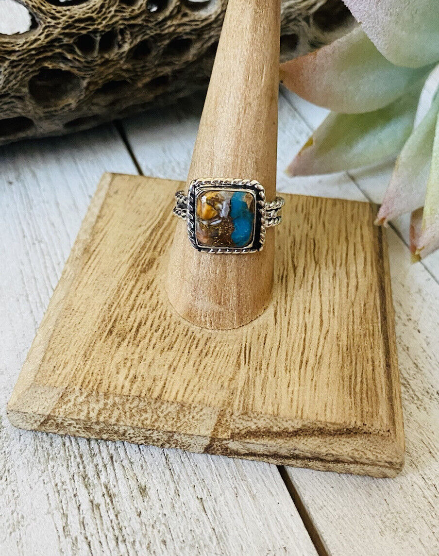 Navajo Vintage buy Sterling Silver & Multi Stone Ring