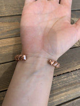 Load image into Gallery viewer, Navajo Copper Hand Twisted Bracelet Cuff