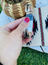 Load image into Gallery viewer, Navajo Kingman Turquoise Sterling Silver Cuff Bracelet
