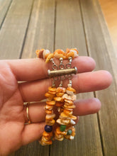 Load image into Gallery viewer, Navajo Spiny &amp; Multi Stone Sterling Silver Beaded Bracelet