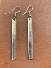 Load image into Gallery viewer, Navajo Sterling Silver Walking Stick Dangle Earrings