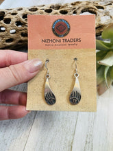 Load image into Gallery viewer, Hopi Sterling Silver Bear Paw Dangle Earrings