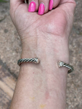 Load image into Gallery viewer, Navajo Pink Dream Mojave &amp; Sterling Silver Bracelet Rope Cuff