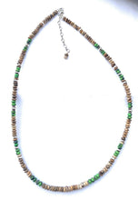 Load image into Gallery viewer, Navajo Jasper, Turquoise And Sterling Silver Beaded Necklace