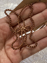 Load image into Gallery viewer, Navajo Copper Butterfly Twist Wire Dangle Earrings