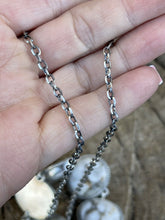 Load image into Gallery viewer, Navajo Sterling Silver  White Buffalo Drop Necklace By Wydell Billie