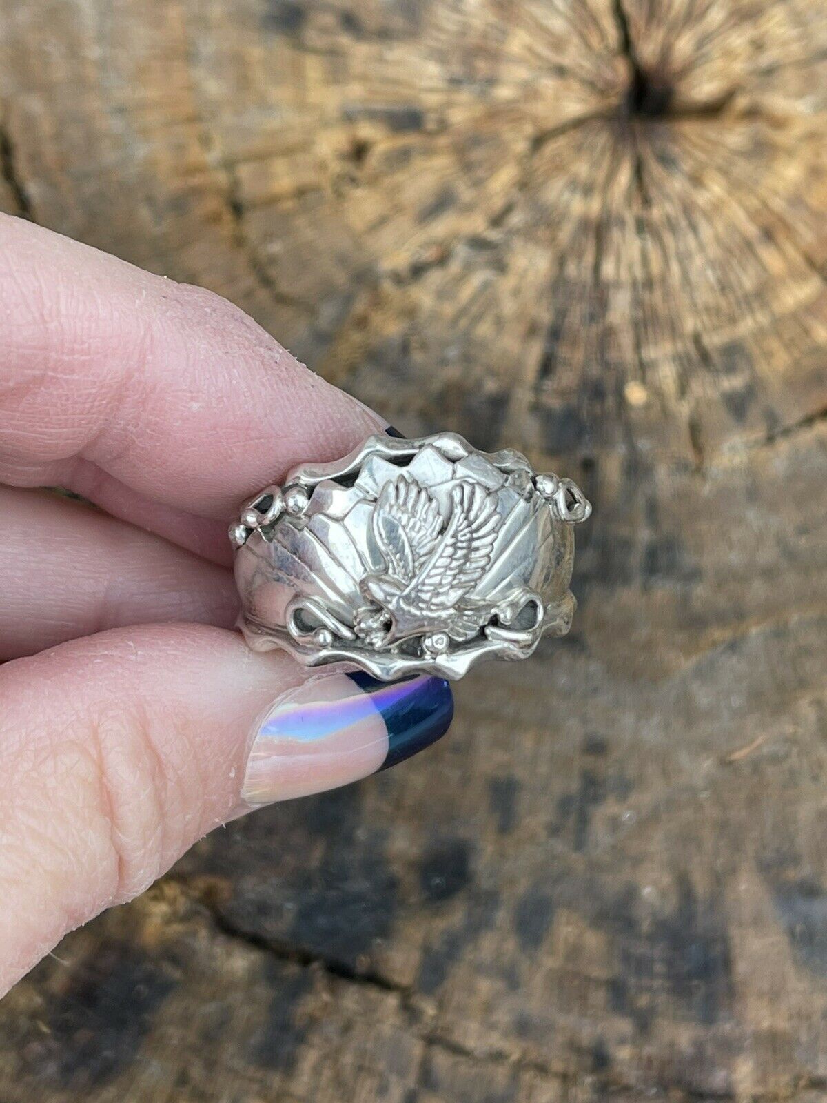 Men's popular Navajo sterling silver ring