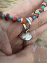 Load image into Gallery viewer, Navajo Handmade Sterling Silver Navajo Liberty Dime Blossom Pendant