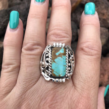 Load image into Gallery viewer, Beautiful Sterling Silver Royston Turquoise Ring