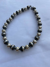 Load image into Gallery viewer, Santa Fe Collection Navajo Sterling Silver 8 mm &amp; 5 mm necklace