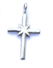 Load image into Gallery viewer, Vintage Navajo Sterling Silver Mini Cross Pendant
