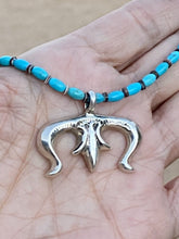 Load image into Gallery viewer, Navajo Sterling Silver Mini Naja Pendant