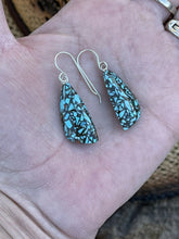 Load image into Gallery viewer, Navajo Multi Stone Turquoise Sterling Silver Dangle Earrings