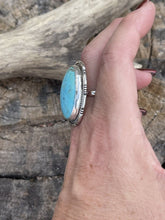Load image into Gallery viewer, Navajo Royston Turquoise Sterling Southwestern Adjustable Ring Wydell Billie