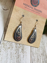 Load image into Gallery viewer, Hopi Overlaid Sterling Silver Dangle Earrings