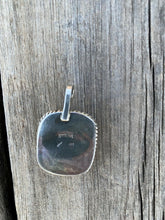 Load image into Gallery viewer, Beautiful Navajo Handmade Painted Glass Sterling Silver Pendant