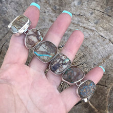 Load image into Gallery viewer, Navajo Vintage Turquoise Sterling Silver Link Bracelet