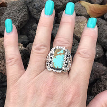 Load image into Gallery viewer, Beautiful Sterling Silver Royston Turquoise Ring