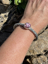 Load image into Gallery viewer, Navajo Pink Dream Mojave Sterling Silver Custom Cuff