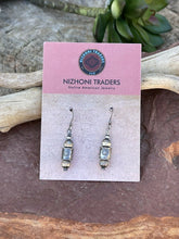 Load image into Gallery viewer, Navajo Handmade Sterling Silver Dangle Bead Earrings